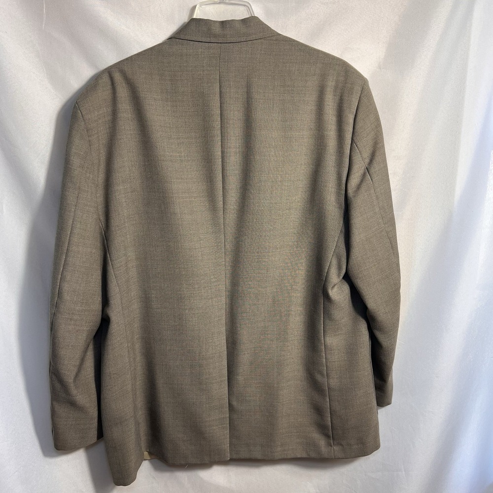 Land's End Men's Sport Coat Blazer Light Brown Sz 44 Regular Wool Blend Pockets - Picture 4 of 7